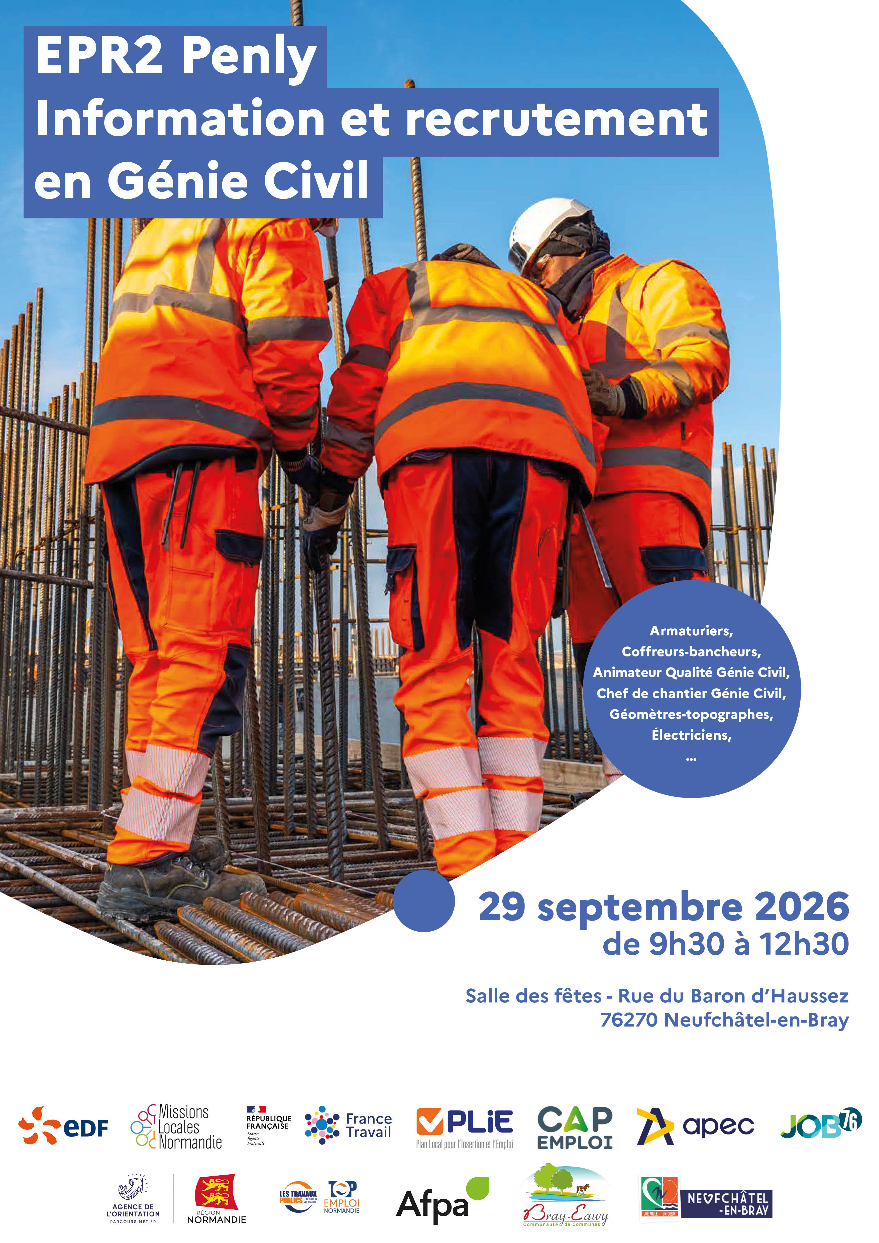 Invitation événement formation emploi genie civil neufchatel EPR2