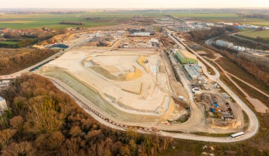 <p>Vue de la plateforme haute et du territoire</p>